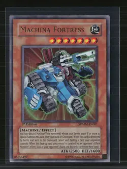 Yu-Gi-Oh! Machina Fortress SD: Machina Mayhem UR SDMM-EN001 1st Edition - Image 1