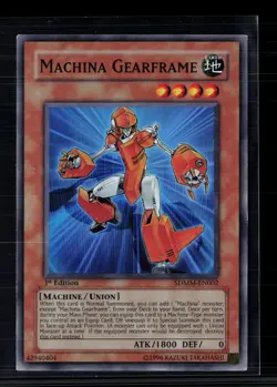 Yu-Gi-Oh! Machina Gearframe SD: Machina Mayhem SR SDMM-EN002 1st Edition - Image 1