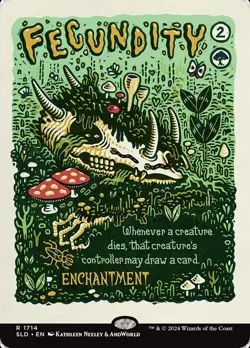 MTG Fecundity Secret Lair Drop Regular - Image 1