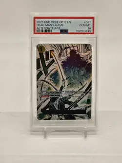 One Piece 2025 Demon Aura Nine Sword Style Asura Blades Alt Art OP12-037 PSA 10 - Image 1