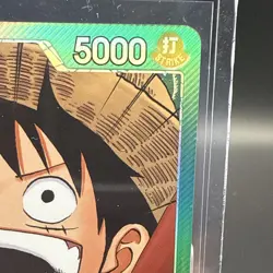 One Piece Monkey D Luffy (Alt Art Leader) OP13-001 Carrying On His Will MINT - Image 4