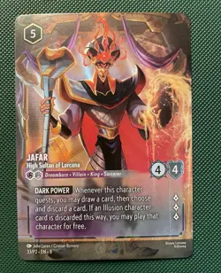 Disney Lorcana Jafar - High Sultan of Lorcana 33/P2 Promo Foil EN - Image 1