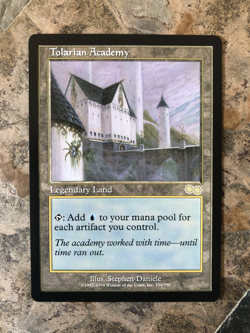 MTG - Tolarian Academy - Urza's Saga - Legacy - EDH - Altered Art - Watch Video! - Image 1