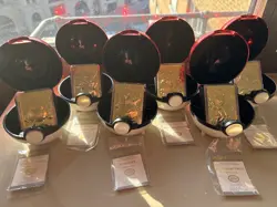 Burger King Pokemon 23k Gold Plated Trading Card Complete Set Lot Of 6 - Image 1