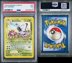 1999 Nintendo Pokemon Jungle #33 Butterfree - PSA: NM 7 Trading Card - Image 2