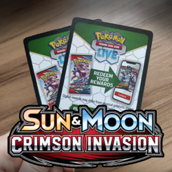 5x Sun & Moon CRIMSON INVASION - Pokemon TCG Online Code Card - Image 1
