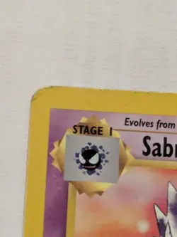 Pokemon Gym Challenge Sabrina's Haunter 55/132 1999-2000 Card - Image 3