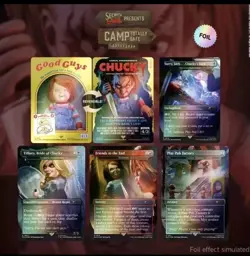 MTG Secret Lair Camp Totally Safe Drop x Chucky Foil Edition - Image 1
