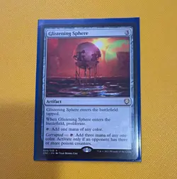 Wizards of the Coast MTG Glistening Sphere 020/028 Foil Rare EN Commander - Image 1