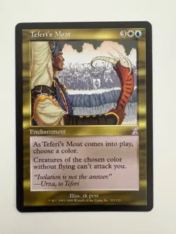 Teferi’s Moat MTG Magic the Gathering Card LP Lightly Played Time Spiral - Image 1