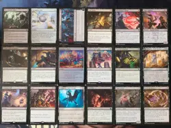 MTG EDH Custom Commander Deck: Vincent Valentine - Mono Black - Image 2