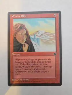 Magic The Gathering, Winter Sky, Homelands, Regular - Image 1