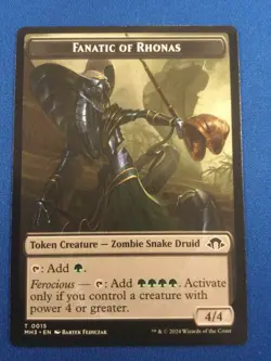 Fanatic of Rhonas token Modern Horizons 3 - LP - Image 1