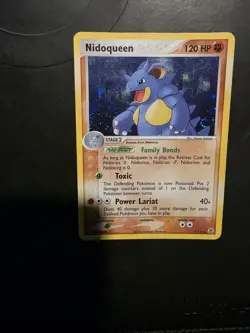 Pokemon Nidoqueen 9/112 EX TCG FireRed & LeafGreen Holo Rare Card - Image 2