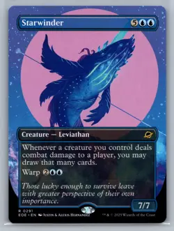 Starwinder (0291) (Borderless) #291 (NM) Edge of Eternities - Image 1