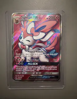 Pokemon Sylveon GX 140/145 SM Guardians Rising Full Art Holo UR English HP200 - Image 1