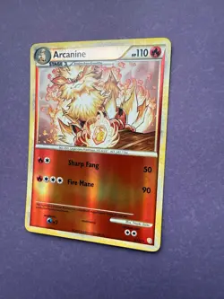 Arcanine 1/123 Rare reverse holo - Pokemon HeartGold & SoulSilver LP - Image 2