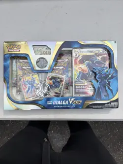 Pokemon TCG: Dialga V Star Premium Collection (6 SWSH Packs) - Factory Sealed - Image 1