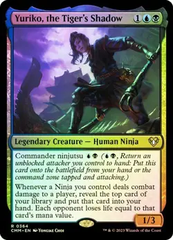 NM Foil Yuriko, the Tiger's Shadow, MTG, Commander Masters, Magic, 364 - Image 1
