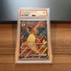 2023 Pokemon TCG SV 151 Charizard Ex Full Art #183 PSA 9 MINT Ultra Rare - Image 1