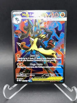 Pokemon TCG Mega Lucario EX 160/132 Full Art Mega Evolutions NM - Image 2