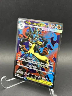 Pokemon TCG Mega Lucario EX 160/132 Full Art Mega Evolutions NM - Image 3