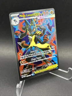 Pokemon TCG Mega Lucario EX 160/132 Full Art Mega Evolutions NM - Image 4