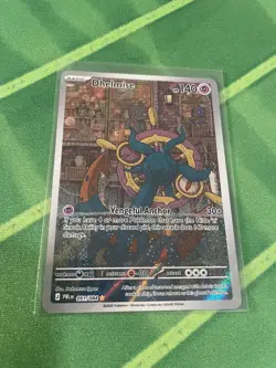 Dhelmise 091/084 Illustration Rare Pitch Black Pokemon Holo Near Mint - Image 1