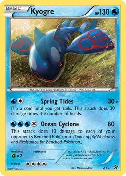 Holofoil - Kyogre - XY51 - XY51 / MP / English Pokemon TCG - Image 1