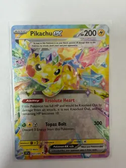 Pikachu ex 057/191 Double Rare Surging Sparks Pokemon Holo Near Mint - Image 1