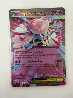 Mega Diancie ex 041/094 Double Rare Phantasmal Flames Pokemon Holo Near Mint - Image 1