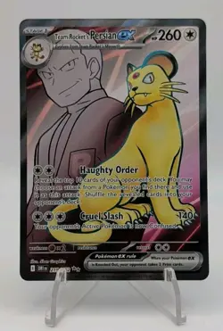 🔥Pokemon Team Rocket’s Persian 219/182 SV: Destined Rivals Ultra Rare Mint/NM🔥 - Image 1