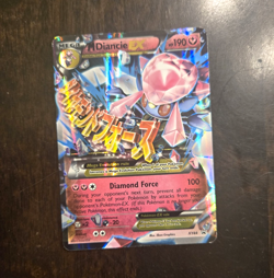 The Pokemon Company M Diancie EX XY44 XY Mega EX Promo Full Art Holo 190 HP EN - Image 1