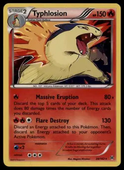 TYPHLOSION (COSMOS HOLO) 020/162 PROMO BLISTER EXCLUSIVES POKEMON LP - Image 1