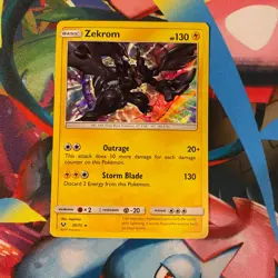 Zekrom 35/73 Holo Rare Shining Legends Pokemon Near Mint - Image 1