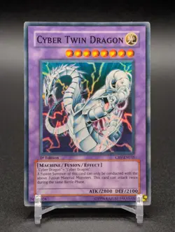 Cyber Twin Dragon - Super Rare - CRV-EN035 - 1st Edition - LP - Image 1