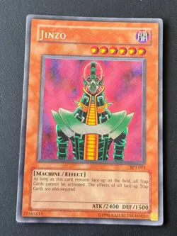 Yu-Gi-Oh! Jinzo BPT-011 Secret Rare Promo Card Played Condition - Image 1