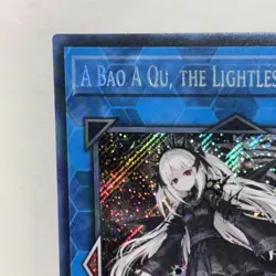 A Bao A Qu, the Lightless Shadow - SUDA-EN049 - Secret Rare 1st Ed LP Yugioh - Image 2