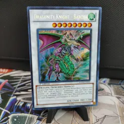 Yugioh Dragunity Knight - Barcha HA04-EN059 Secret Rare 1st Ed MP - Image 1