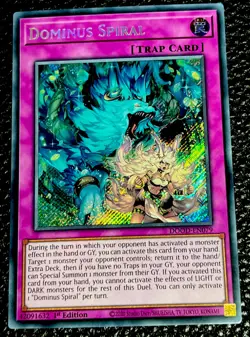 Dominus Spiral DOOD-EN079 Yugioh 1st Ed. (New) Secret Rare - Image 1