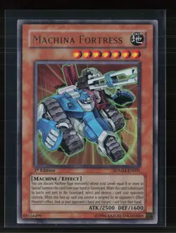 Yu-Gi-Oh! Machina Fortress SD: Machina Mayhem UR SDMM-EN001 1st Edition - Image 1