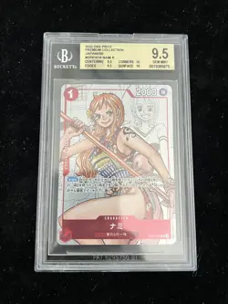 NAMI OP01-016 2022 ONE PIECE Japanese 25th Anniversary Premium BGS 9.5 - Image 1