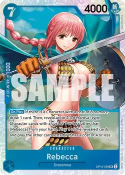 Foil - Rebecca - OP10 / NM / English One Piece TCG - Image 1
