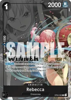 Foil - Rebecca (Winner Pack 2025 Vol. 2) - PR / NM / English One Piece TCG - Image 1