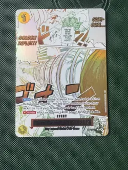 Op15-116 R Alternative Art Manga Event Gum Gum Golden Rifle One Piece TCG CCG - Image 1