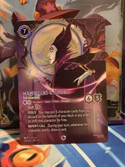 Disney Lorcana Enchanted Maleficent & Diablo - Attack of the Vine! (235/207) - Image 1