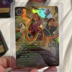 Disney Lorcana Attack of the Vine Rapunzel Flynn Rider Enchanted Pack Fresh NM - Image 3