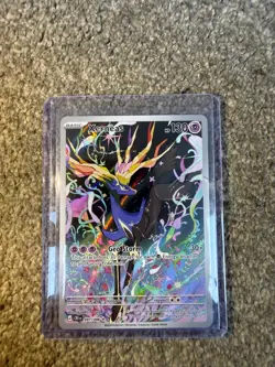 Pokemon TCG Xerneas 091/086 Illustration Rare Full Art Holo Chaos Rising - Image 1