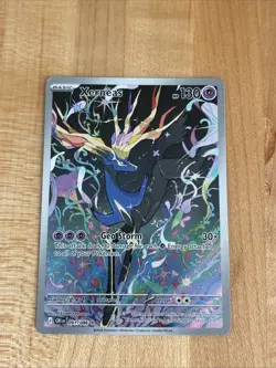 Pokemon TCG Xerneas Illustration Rare Full Art Holo 091/086 Chaos Rising NM Card - Image 1