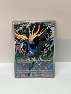 Pokemon TCG Xerneas Illustration Rare Full Art Holo 091/086 Chaos Rising - Image 1